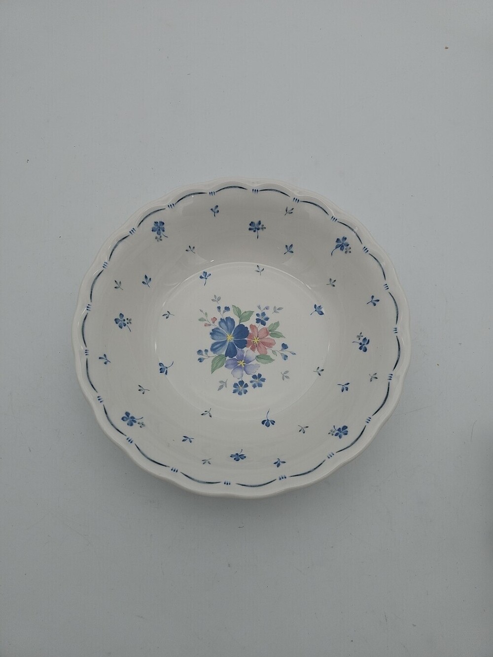 Nikko Provincial Designs Dauphine Floral Serving Bowl 9” Japan